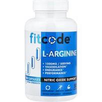 fitcode, L-argininas, 100 kapsulių (750 mg vienoje kapsulėje)