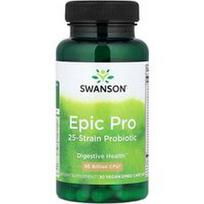 Swanson Vitamins, Epic Pro 25 padermių probiotikas, 30 milijardų KSV, 30 veganiškų embo dangtelių® AP