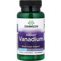 Swanson Vitamins, Albion® vanadis, 5 mg, 60 kapsulių