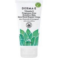 DERMA E, Taukmedžio rankų atkuriamasis kremas, jautriai odai, be kvapiklių, 56 g