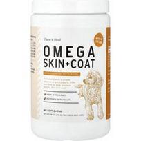 Chew + Heal, Omega oda + kailis, su nepakeičiamomis riebalų rūgštimis, šunims ir katėms, 180 minkštas kramtymas, 18 oz (513 g)