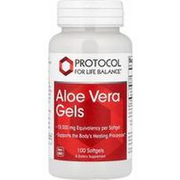 Protocol for Life Balance, Aloe Vera geliai, 10 000 mg, 100 minkštųjų gelių