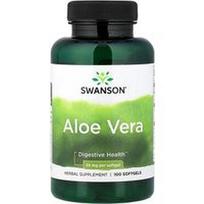 Swanson Vitamins, Aloe Vera, 25 mg, 100 minkštųjų gelių