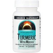 Source Naturals, Ciberžolė su Meriva®, 500 mg, 30 kapsulių