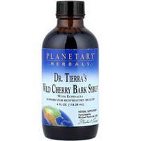 Planetary Herbals, Dr. Tierra's laukinių vyšnių žievės sirupas™, 118,28 ml