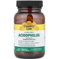 Country Life, Acidophilus su pektinu, 100 veganiškų kapsulių