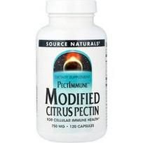 Source Naturals, PectImmune™, modifikuotas citrusinių vaisių pektinas, 120 kapsulių