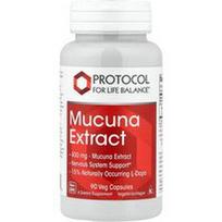Protocol for Life Balance, Mucuna ekstraktas, 400 mg, 90 daržovių kapsulių