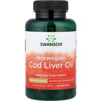 Swanson Vitamins, Norvegiškas menkių kepenų aliejus, 350 mg, 250 minkštųjų gelių