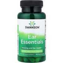Swanson Vitamins, Ausų priežiūros priemonės, 60 kapsulių