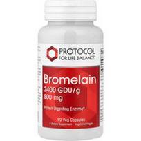 Protocol for Life Balance, Bromelainas, 500 mg, 90 vegetariškų kapsulių