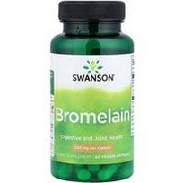 Swanson Vitamins, Bromelainas, 500 mg, 60 daržovių kapsulių