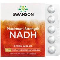 Swanson Vitamins, NADH, pipirmėčių, 20 mg, 30 pastilių