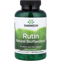 Swanson Vitamins, Rutinas, natūralus bioflavonoidas, 250 mg, 250 veganiškų kapsulių