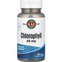 KAL, Chlorofilas, 20 mg, 100 tablečių