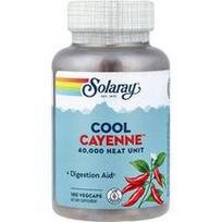 Solaray, „Cool Cayenne™“, 180 daržovių kapsulių (300 mg vienoje kapsulėje)