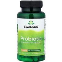 Swanson Vitamins, Probiotikas, 20 milijardų KSV, 60 daržovių kapsulių