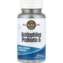 KAL, Acidophilus ProBiotic-5, 60 daržovių kapsulių