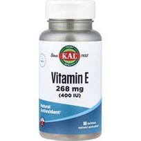 KAL, Vitaminas E, 268 mg (400 TV), 90 SoftGels
