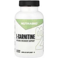 NutraBio, L-karnitinas, 90 kapsulių (500 mg vienoje kapsulėje)