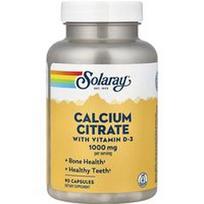 Solaray, Kalcio citratas su vitaminu D-3, 90 kapsulių