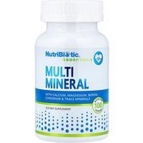 NutriBiotic, Essentials, Multi Mineral, 100 kapsulių be glitimo