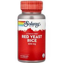 Solaray, Raudonųjų mielių ryžiai, 600 mg, 45 VegCaps
