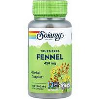 Solaray, Tikros žolelės, pankolis, 450 mg, 100 VegCaps