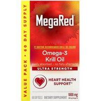 Schiff, MegaRed®, Omega-3 krilių aliejus, 1000 mg, 60 minkštųjų kapsulių
