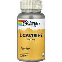 Solaray, L-cisteinas, 500 mg, 30 daržovių kapsulių