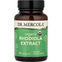 Dr. Mercola, Organinis rodiolės ekstraktas, 30 kapsulių (340 mg vienoje kapsulėje)