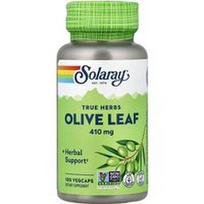 Solaray, Tikros žolelės, alyvuogių lapai, 410 mg, 100 VegCaps