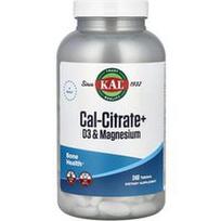 KAL, Kalcio citratas+, D3 ir magnis, 240 tablečių