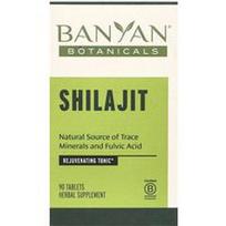 Banyan Botanicals, Shilajit, 90 tablečių (300 mg tabletėje)