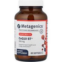 Metagenics, CoQ10 ST,® 200 mg, 60 minkštųjų gelių