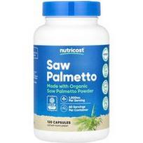 Nutricost, Saw Palmetto, 120 kapsulių (500 mg vienoje kapsulėje)