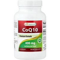 Best Naturals, Kofermentas Q10, 400 mg, 60 kapsulių