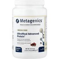 Metagenics, Medicininis maistas, UltraMeal Advanced Protein,® olandiškas šokoladas, 1 svaras 4.74 uncijos (588 g)