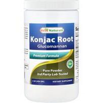 Best Naturals, Konjac šaknies gliukomananas, 1 svaras (454 g)