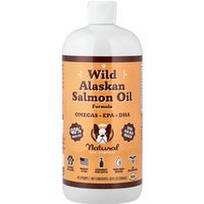 Natural Dog Company, Laukinių Aliaskos lašišų aliejaus formulė, šunims, visoms amžiaus grupėms, 946 ml (32 skysčio uncijos)