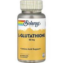 Solaray, L-glutationas, 50 mg, 60 daržovių kapsulių