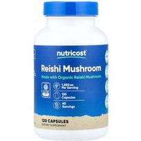 Nutricost, Reishi grybas, 120 kapsulių (750 mg vienoje kapsulėje)