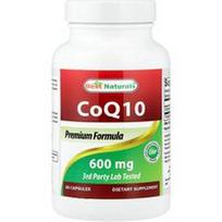 Best Naturals, Kofermentas Q10, 600 mg, 60 kapsulių