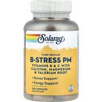 Solaray, Laiko atpalaidavimo vitaminas B-Stress PM™, 120 kapsulių