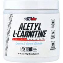 EHPlabs, Acetil-L-karnitinas, 100 g (3,5 uncijos)