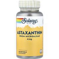 Solaray, Astaksantinas, 4 mg, 60 minkštųjų gelių