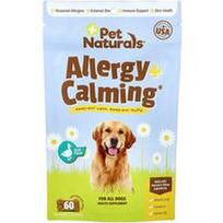 Pet Naturals, „Allergy + Calming®“, visiems šunims, su antiena, 60 kąsnio dydžio minkštų kramtukų, 90 g
