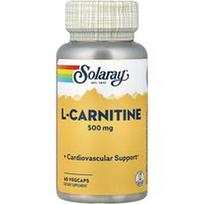 Solaray, L-karnitinas, 500 mg, 60 daržovių kapsulių