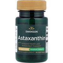 Swanson Vitamins, Astaksantinas, maksimalus stiprumas, 12 mg, 30 minkštųjų gelių
