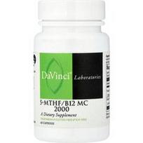 DaVinci Laboratories, 5-MTHF/B12 MC 2000, 60 kapsulių